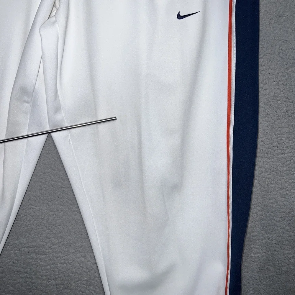 NOS Nike NY Knicks Warm Up Track Pants Men's 2XL XXL White Basketball 2000s‎ VTG